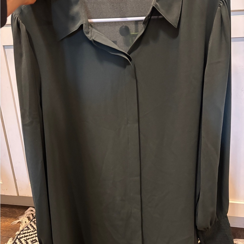 Express Forest Green Shirt